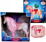 Duży interatktywny kucyk z dzwiękiem 29cm, idealny dla dziewczynki