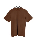 Koszulka T-Shirt Luźna Bawełna Męska Unisex Brązowa Ljung |R. L