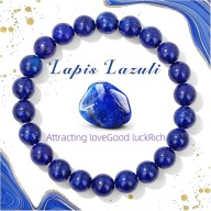 Bransoletka z lapis lazuli 8 mm