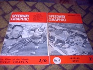 WYPRZEDAŻ !!! Broszury Speedway Graphic vol.1 nr.1 i nr.4 1963 rok