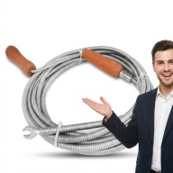 SPIRALA KANALIZACYJNA ŻMIJKA SPRĘŻYNA DO RUR UDRAŻNIANIA 5M 9MM HYDROL