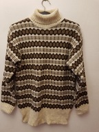 SCANDINAVIAN DESIGN SWETER S\M SWETR GOLF WEŁNIANY