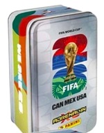 FIFA WORLD CUP 2026 ADRENALYN XL PUSZKA 48 KART + 2 LIMITKI - srebrno-czerw