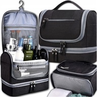 KOSMETYCZKA MĘSKA DAMSKA PODRÓŻNA ORGANIZER KUFEREK NA KOSMETYKI