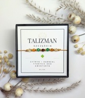 Bransoletka z kamieni naturalnych talizman szczęścia