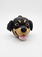 Breloczek 2w1 Magnes Rottweiler - Magnes na Lodówkę Druk 3D