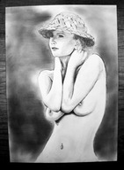 Akt Artystyczny – Praca Ręcznie Tworzona (80) – dla 884 Skubalskich