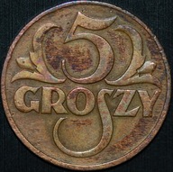 5 groszy 1931 - ładny egzemplarz