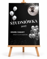 STUDNIÓWKA TABLICA POWITALNA dekoracja na studniówkę BAL STUDNIÓWKOWY 2026