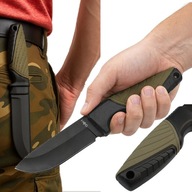 NÓŻ TURYSTYCZNY BSH ADVENTURE N262B STAŁA GŁOWNIA 440 OUTDOOR +GRATIS