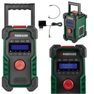 Radio budowlane 20 V PARKSIDE PBR 10 A1 Bluetooth DAB / DAB+ / FM