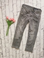 Spodnie dziewczynka 140 szare