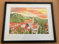 Unikatowa akwarela „Bardo – Zachód Słońca” WOŚP