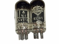 Lampa EL91 MULLARD pentoda mocy