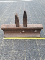 Stare kowadło z szyny 14 kg. Młotek
