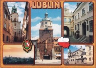 LUBLIN - WIEŻA - BRAMA - GRODZKA - MAPKA - HERB