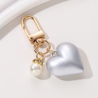 bryloczek vintage STYLOWY ROMANTYCZNY PERŁOWY SREBRNY ZAWIESZKA torebka