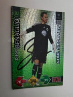 Karta panini autograf Wolfsburg Champions League Benaglio Goal Stopper