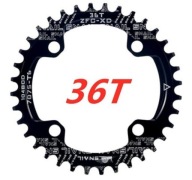 Zębatka okrągła Narrow Wide SNAIL 36T 104 BCD czarna