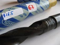 67. Wiertło fi 16,5 mm HSS WERKO stożek MK2