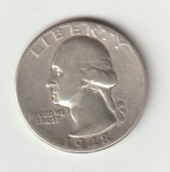 USA 25 centow 1948 srebro 0.900 ladny stan