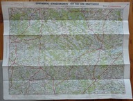 PISZ, Johannisburg, Mapa drogowa Continental; ok. 1930