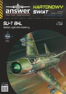 Samolot myśliwsko-bombowy SU-7 BKŁ, Skala: 1:33 Kartonowy Świat nr 2/2015