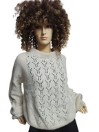 MILK COPENCHAGEN SWETER swobodny wełna moher 42