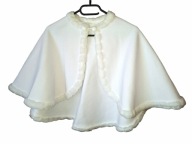 Pelerynka biała komunijna