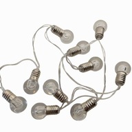 ŁAŃCUCH ŚWIETLNY LAMPKI LED GIRLANDA SILVER
