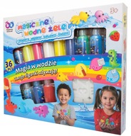 MASA PLASTYCZNA WODNE ŻELE DO TWORZENIA FIGUR DIY ZESTAW 13 KOLORÓW AQUA
