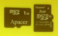 microSD 1 GB >> K I N G S T O N >> Made in JAPAN