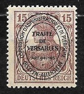 $$POCZTY PLEBISCYTOWE OLSZTYN Fi 18** - FISCHER 350 zł