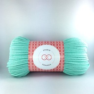 SZNUREK bawełna z rdzeniem 5mm MIĘTA 50mb WYPRZEDAŻ