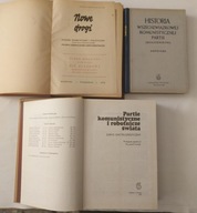 XIX zjazd komunistycznej partii Nowe drogi Partie komunistyczne 3 książki