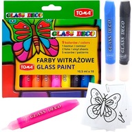 Farby do szkła Toma 10 szt. x 10 ml