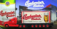 CIEZAROWKA MODEL AUTO TIR REKLAMA BUDWEISER skala około 1:87 (HO)