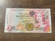 Guernsey - 20 funtów - UNC