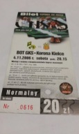 starszy bilet GKS BEŁCHATÓW - KORONA Kielce 2006