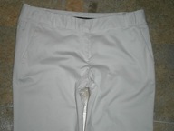 ZARA BASIC BIAŁE PIĘKNE SPODNIE RYBACZKI ROZ 40