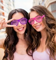 Okulary imprezowe żaluzje zestaw 12 sztuk. (5)