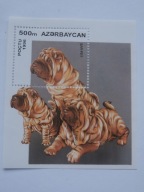 Azerbejdżan - psy rasowe - Mi.bl.22 ** OPIS !