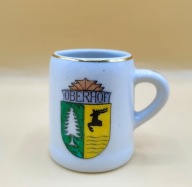 VINTAGE Kufel z HERBEM kolekcjonerski malutki 40ml