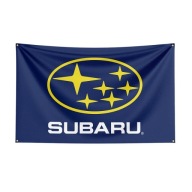 Flaga Subaru płótno 90x150cm ogromna