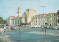 BUŁGARIA - BURGAS - DWORZEC KOLEJOWY - MOSKWICZ - VW GARBUS - FORD TAUNUS