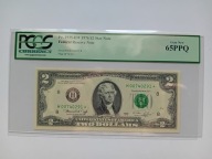 2 dolary 1976 H USA Saint Louis PCGS 65 PPQ GWIAZDKA niski numer