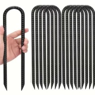 ŚLEDZIE KOTWY DO NAMIOTU TRAMPOLINY MOCNE 30CM 10 SZTUK STALOWE OCYNKOWANE