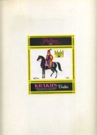 ETYKIETA BUTELKOWA -Polmos ŁÓDŻ/ KRAKUS 1 L/