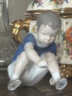 ROYAL KOPENHAGEN Bing & Grondahl B&G Dickie Figurine 1636 Denmark CHŁOPIEC