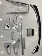 Komplet dekorów Audi A7 4G szczotkowane aluminium